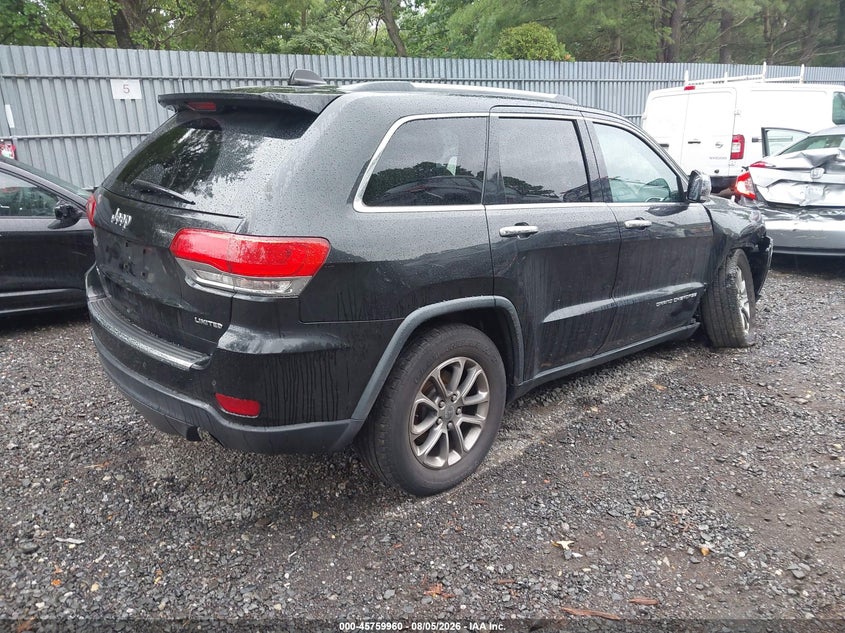 Vin: 1c4rjfbg3ec122584, lot: 46258709, jeep grand cherokee limited 20144