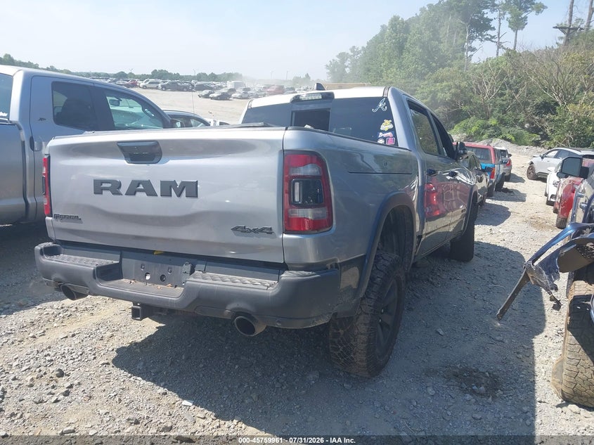 Vin: 1c6srflt5pn594533, lot: 46258710, ram 1500 rebel  4x4 5'7 box 20234