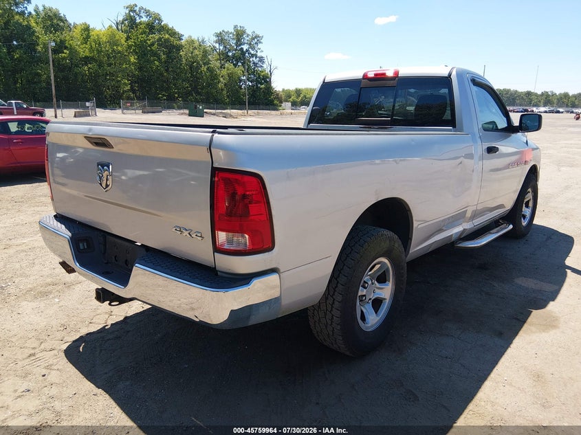 Vin: 3c6jd7dt1cg251381, lot: 46258713, dodge ram 1500 st 20124