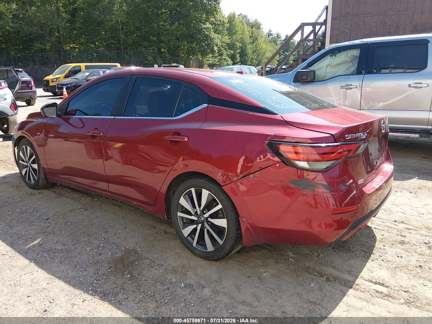 Vin: 3n1ab8cv8my215824, lot: 46258720, nissan sentra sv xtronic cvt 20213
