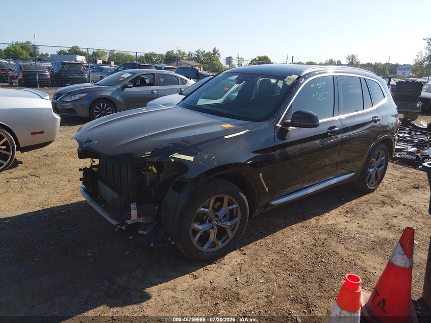 Vin: 5uxty5c0xm9f25875, lot: 46258735, bmw x3 xdrive30i 20212