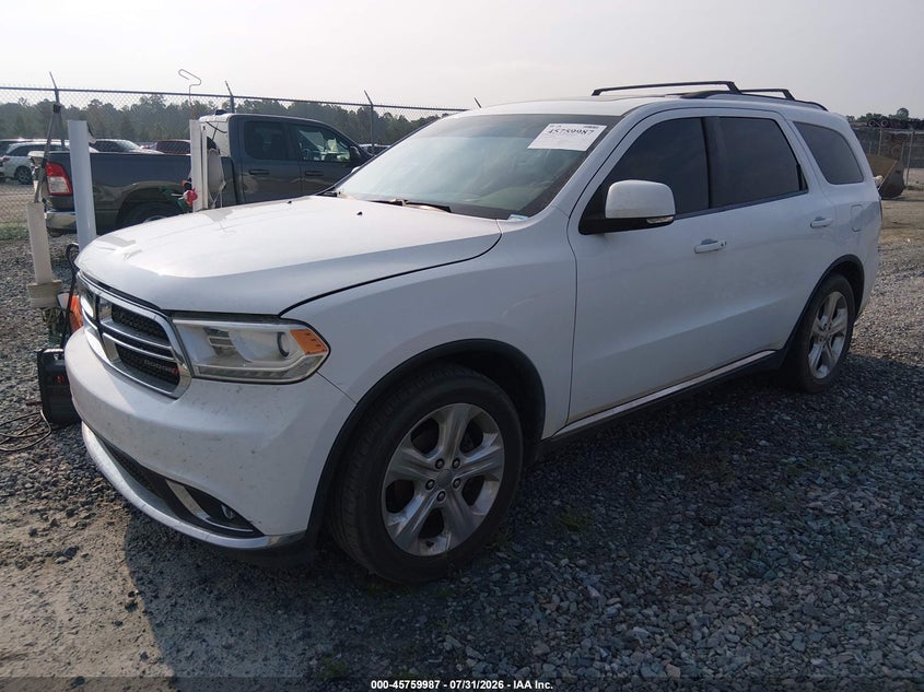 Vin: 1c4rdhdgxec589985, lot: 46258736, dodge durango limited 20142