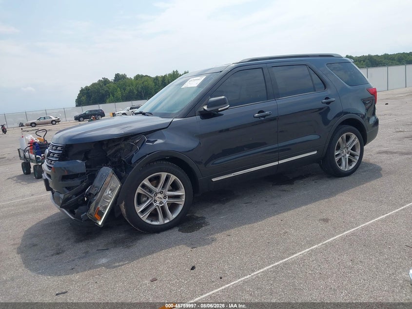 Vin: 1fm5k7d80hgd95949, lot: 46258746, ford explorer xlt 20172