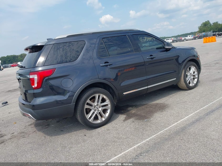 Vin: 1fm5k7d80hgd95949, lot: 46258746, ford explorer xlt 20174
