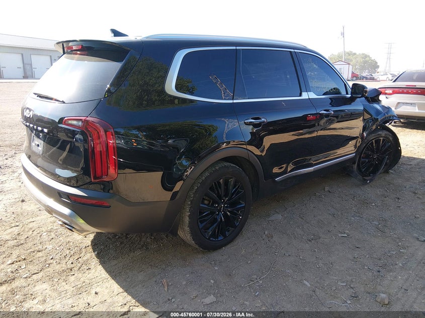 Vin: 5xyp5dhc7ng209601, lot: 46258750, kia telluride sx 20224