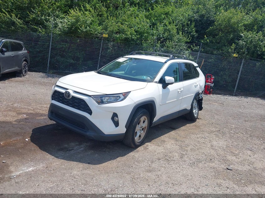 2021 Toyota RAV 4, Left Rear, IAAI, VIN 2T3P1RFV3MC248054 — photo 2
