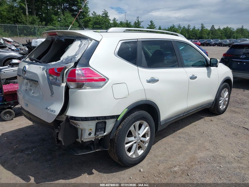 Vin: 5n1at2mv0fc763149, lot: 46258784, nissan rogue sv 20154