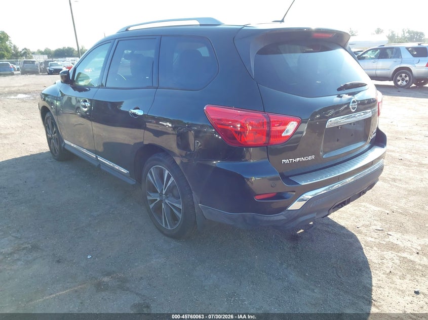 Vin: 5n1dr2mm7hc602058, lot: 46258812, nissan pathfinder platinum 20173