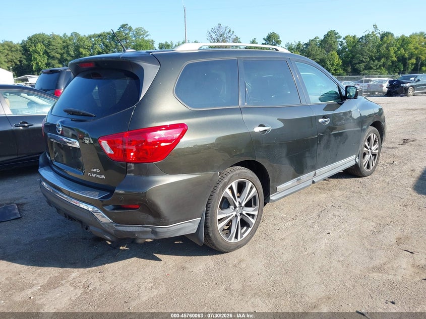 Vin: 5n1dr2mm7hc602058, lot: 46258812, nissan pathfinder platinum 20174
