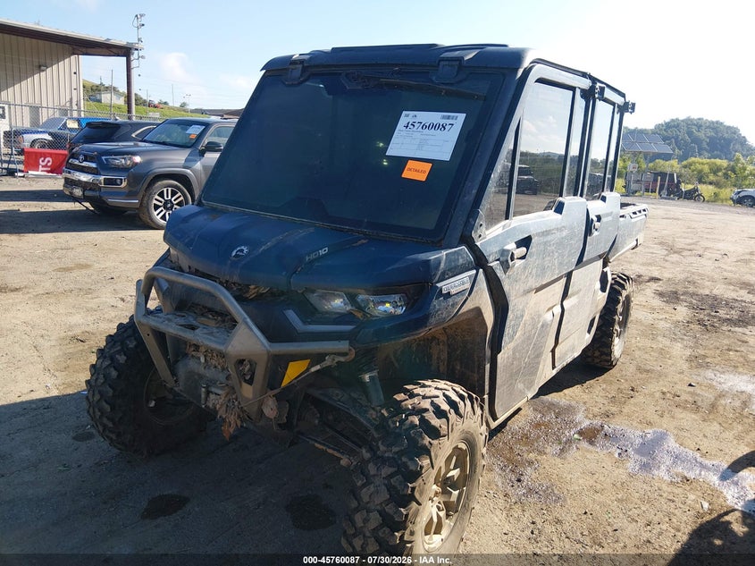 2025 Can-Am Defender Max Limited Cab Hd10/Lone Star Hd10, Flood, IAAI, VIN 3JBUUAX42SK024089 — photo 2