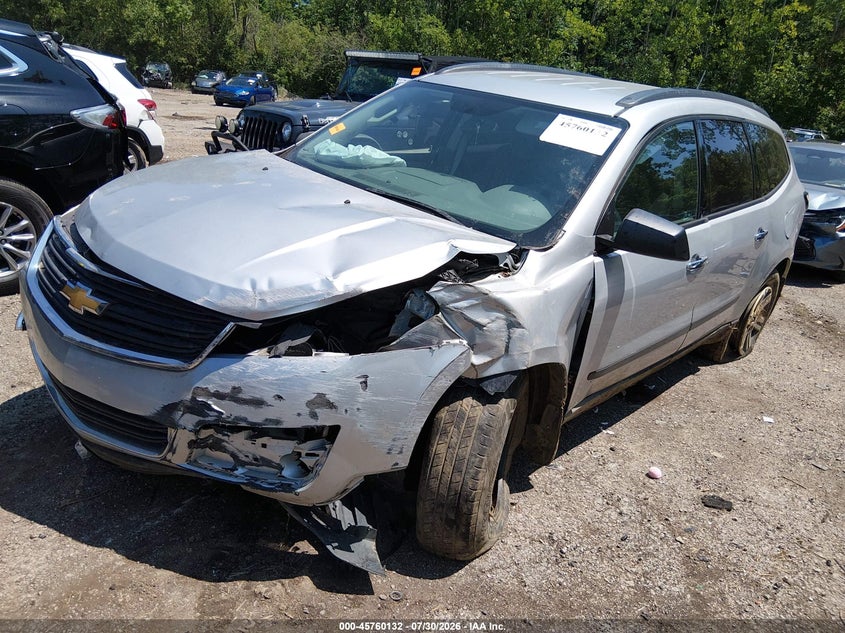 Vin: 1gnkvfkd3hj149951, lot: 46258881, chevrolet traverse ls 20172