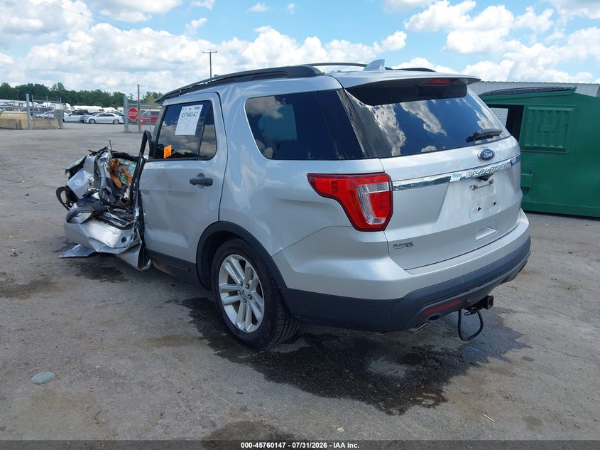 Vin: 1fm5k7b88hge09101, lot: 46258896, ford explorer 20173