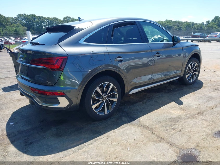 Vin: wa15aafyxp2065324, lot: 46258899, audi q5 sportback premium plus 45 tfsi s line quattro s tronic 20234