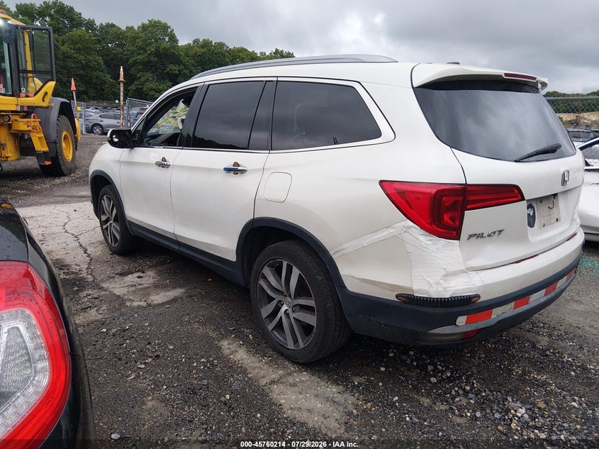 Vin: 5fnyf6h02jb003008, lot: 46258963, honda pilot elite 20183