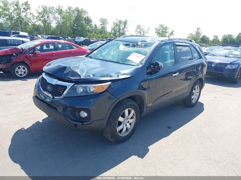 Vin: 5xyktda20cg297423, lot: 46258969, kia sorento lx v6 20122