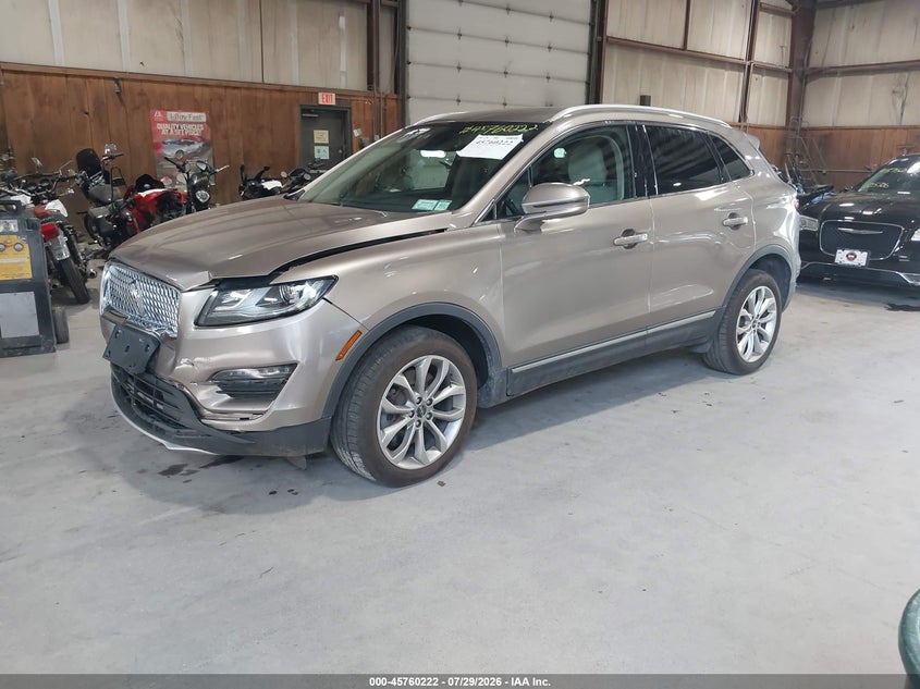 Vin: 5lmcj2d93kul22618, lot: 46258971, lincoln mkc select 20192