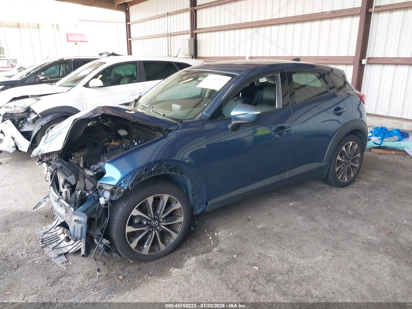 Vin: jm1dkdc77k0431935, lot: 46258972, mazda cx-3 touring 20192