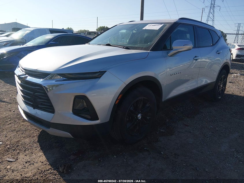 Vin: 3gnkbbra6ms503936, lot: 46258991, chevrolet blazer fwd 1lt 20212