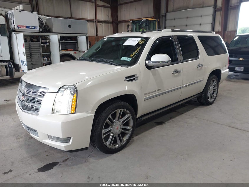 Vin: 1gys4kef1br162301, lot: 46258992, cadillac escalade esv platinum edition 20112
