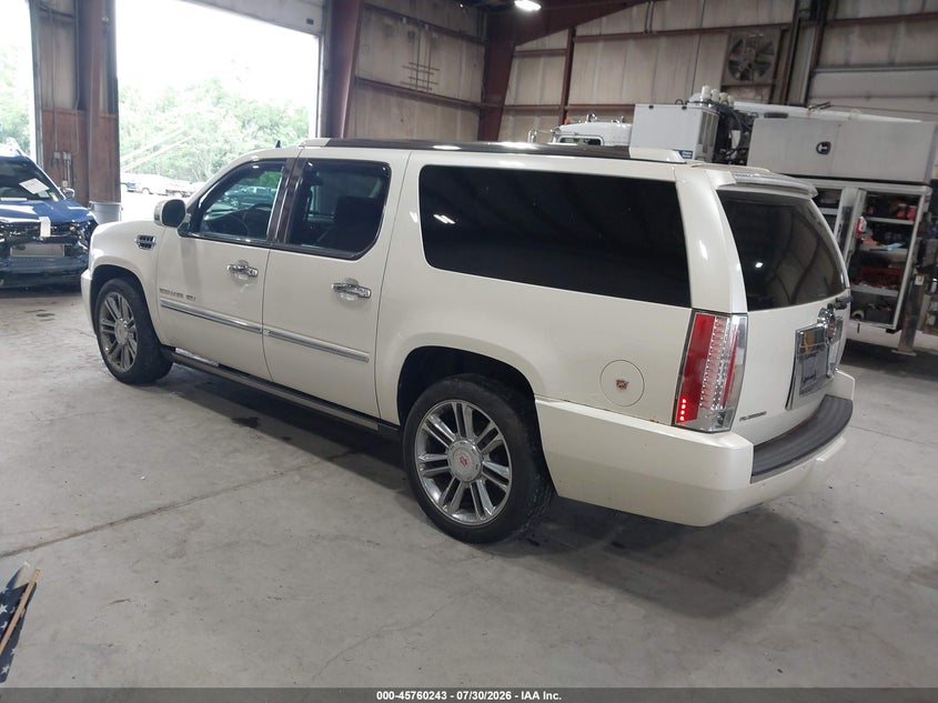 Vin: 1gys4kef1br162301, lot: 46258992, cadillac escalade esv platinum edition 20113