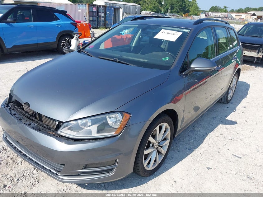 Vin: 3vwc17au9fm513819, lot: 46259016, volkswagen golf sportwagen tsi se 4-door 20152