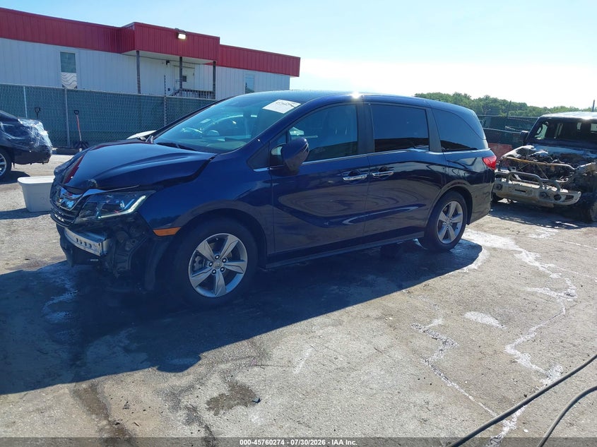 Vin: 5fnrl6h5xjb048805, lot: 46259023, honda odyssey ex 20182