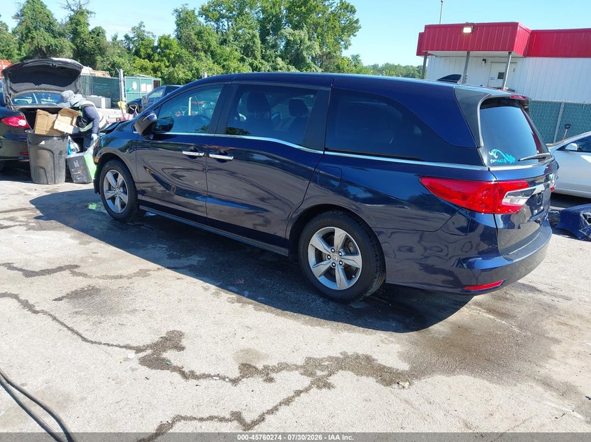 Vin: 5fnrl6h5xjb048805, lot: 46259023, honda odyssey ex 20183