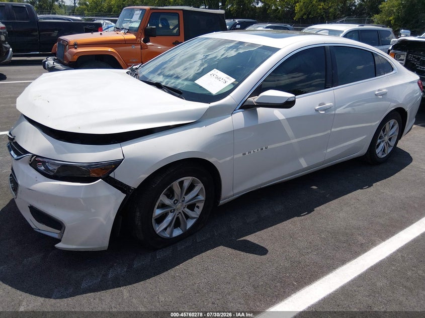 Vin: 1g1zd5st0jf266318, lot: 46259027, chevrolet malibu lt 20182