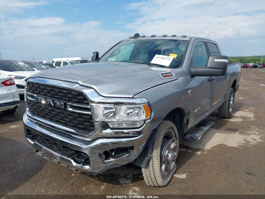 Vin: 3c6ur5dl6rg359474, lot: 46259028, ram 2500 big horn  4x4 6'4 box 20242