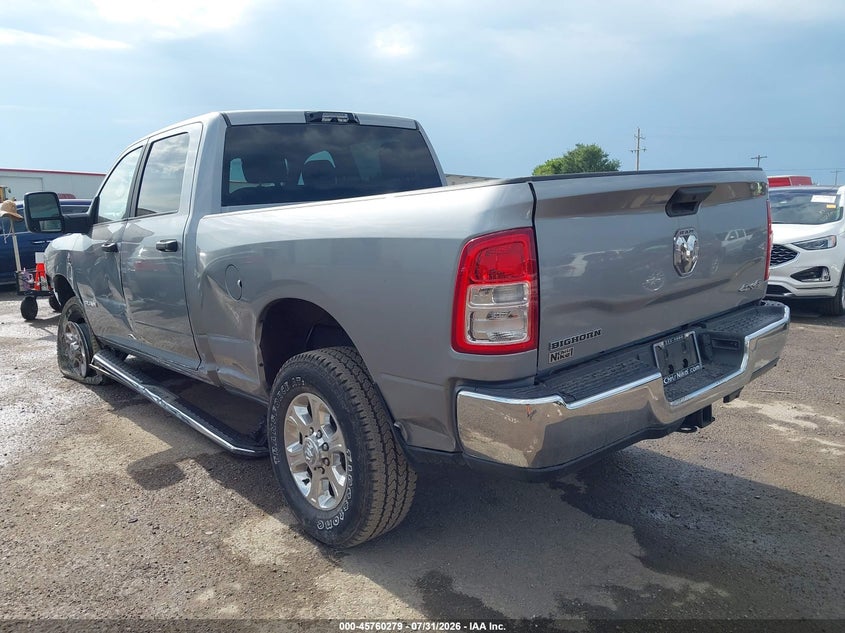 Vin: 3c6ur5dl6rg359474, lot: 46259028, ram 2500 big horn  4x4 6'4 box 20243