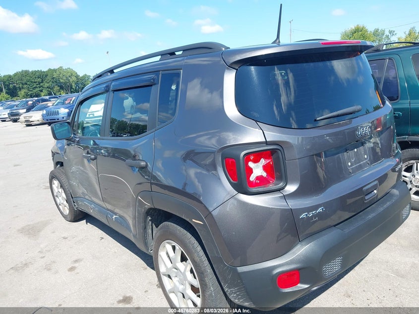 Vin: zacnjbab9lpl16023, lot: 46259032, jeep renegade sport 4x4 20203