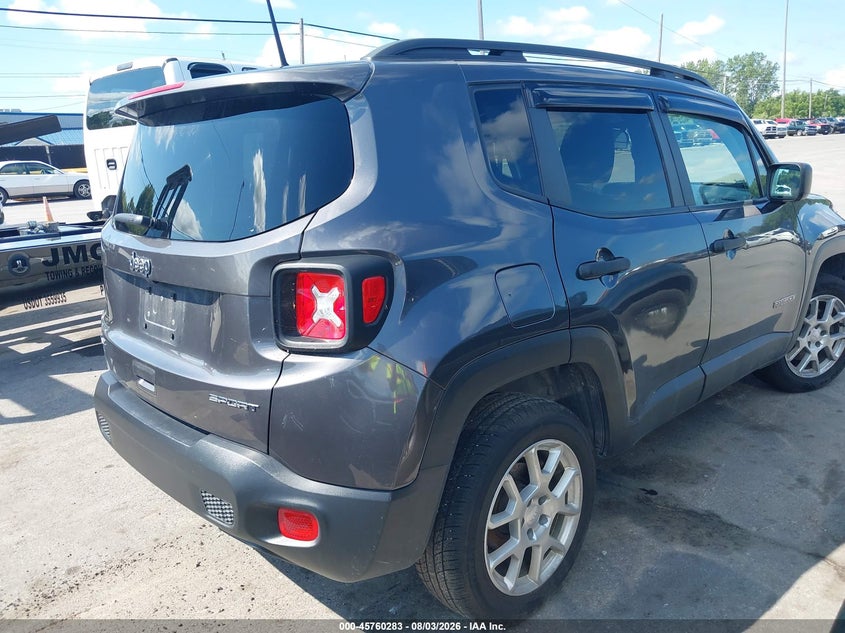 Vin: zacnjbab9lpl16023, lot: 46259032, jeep renegade sport 4x4 20204