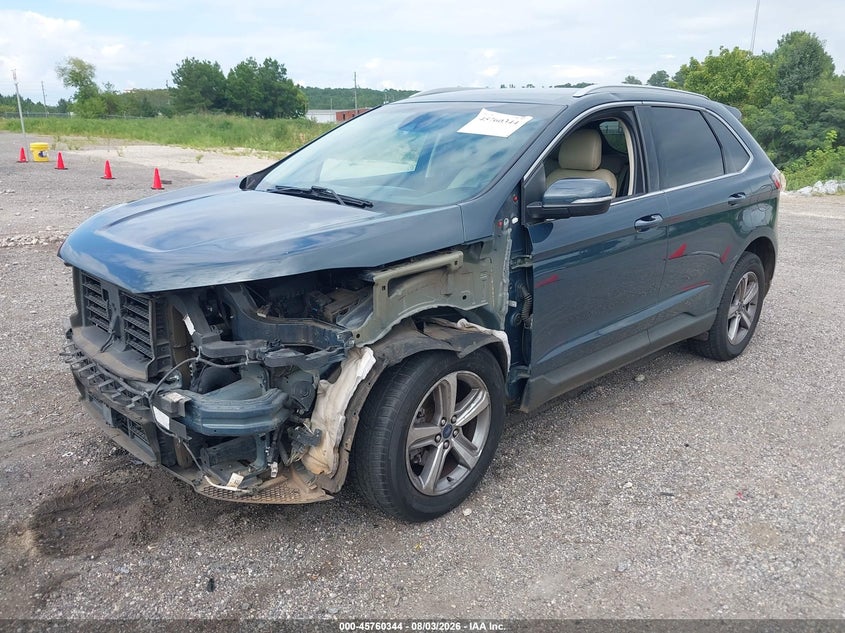 Vin: 2fmpk3j92kbb66752, lot: 46259093, ford edge sel 20192