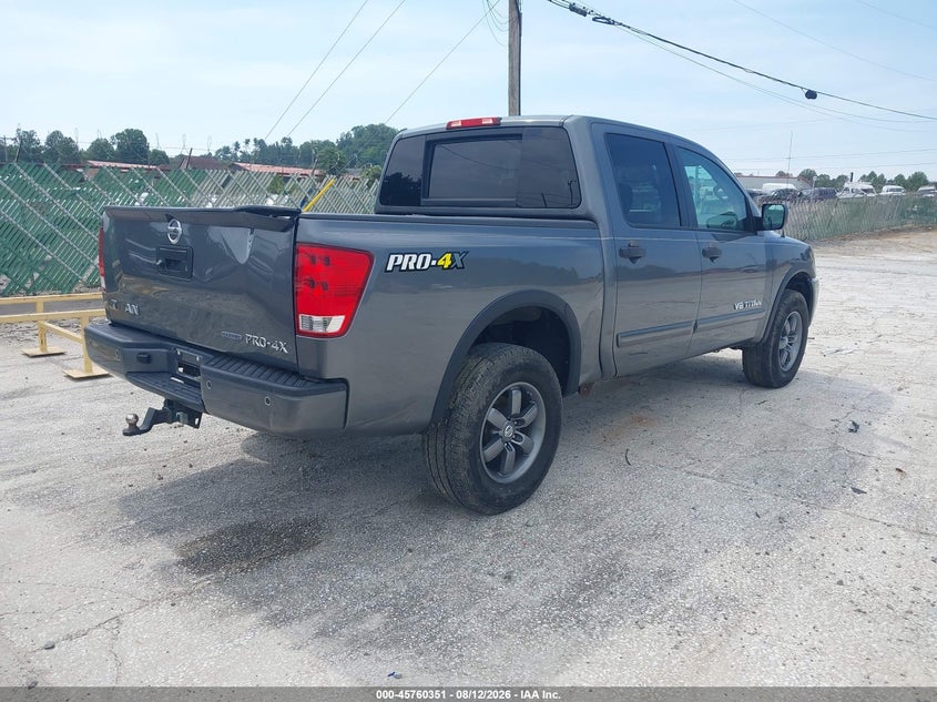 Vin: 1n6ba0ec1en510664, lot: 46259100, nissan titan pro-4x 20144