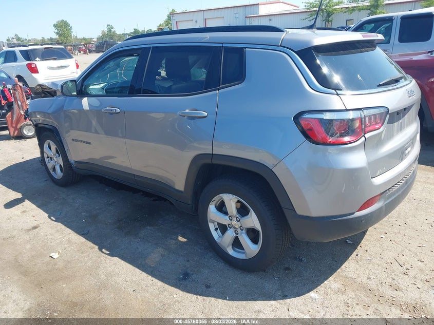 Vin: 3c4njcbbxkt844328, lot: 46259104, jeep compass latitude fwd 20193