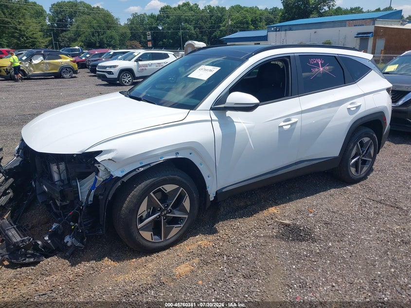 Vin: km8jcdd15su362838, lot: 46259130, hyundai tucson hybrid sel convenience 20252