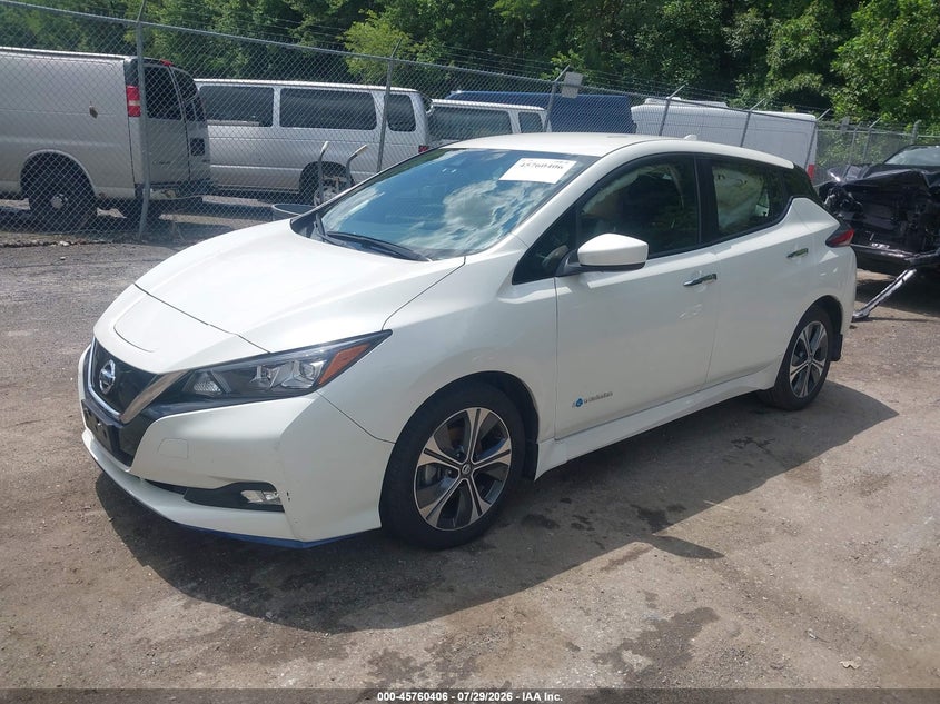 Vin: 1n4bz1cp9kc311432, lot: 46259155, nissan leaf sv plus 20192