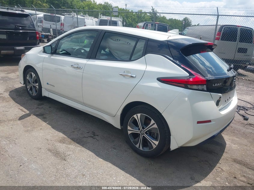 Vin: 1n4bz1cp9kc311432, lot: 46259155, nissan leaf sv plus 20193