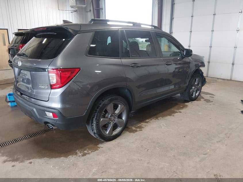 Vin: 5fnyf8h99mb023495, lot: 46259174, honda passport awd touring 20214