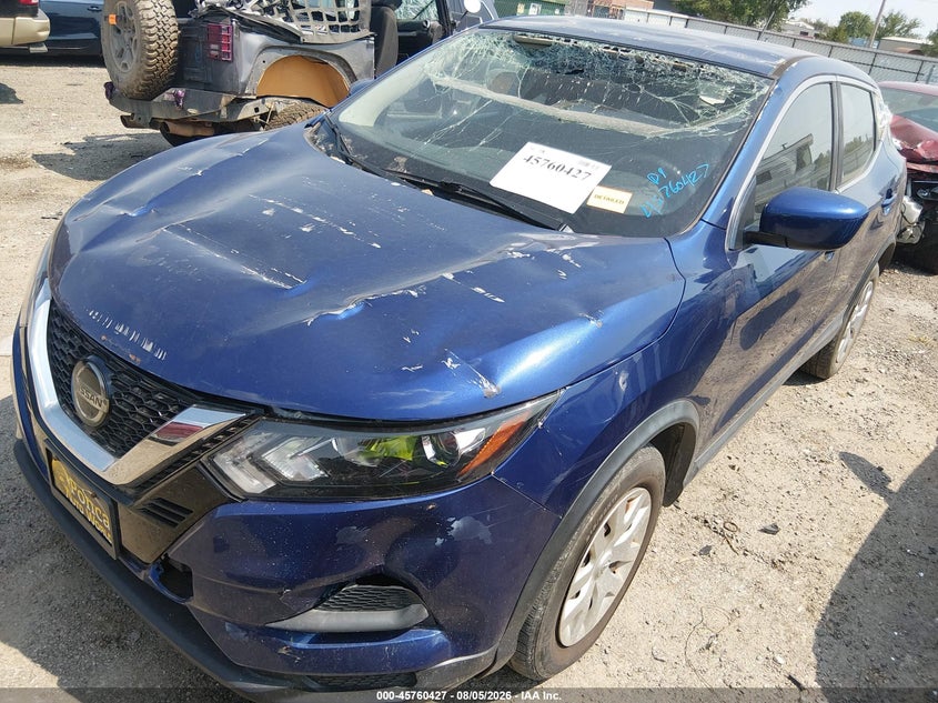 Vin: jn1bj1cw2lw372844, lot: 46259176, nissan rogue sport s awd xtronic cvt 20202