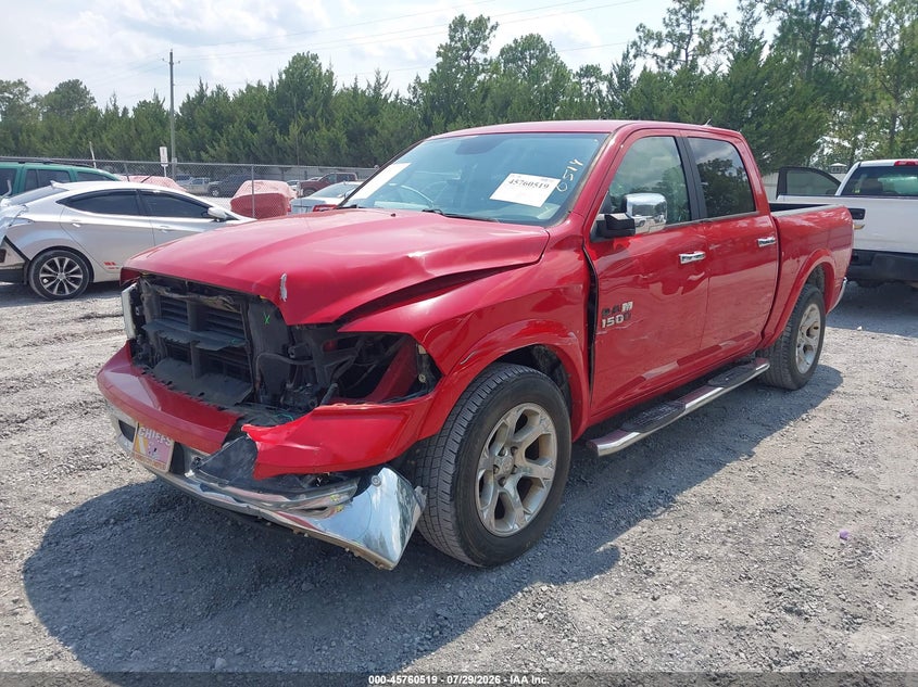 Vin: 1c6rr7ng0js306463, lot: 46259268, ram 1500 laramie  4x4 5'7 box 20182
