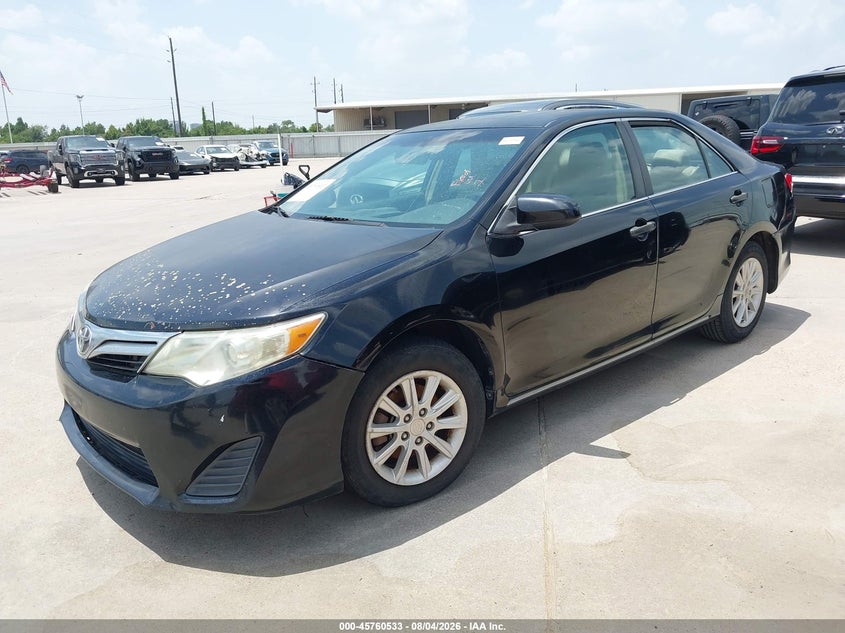Vin: 4t4bf1fk4cr158359, lot: 46259282, toyota camry le 20122