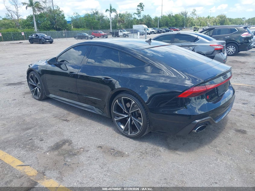 Vin: wuapcbf21nn901126, lot: 46259290, audi rs 7 sportback tfsi quattro tiptronic 20223