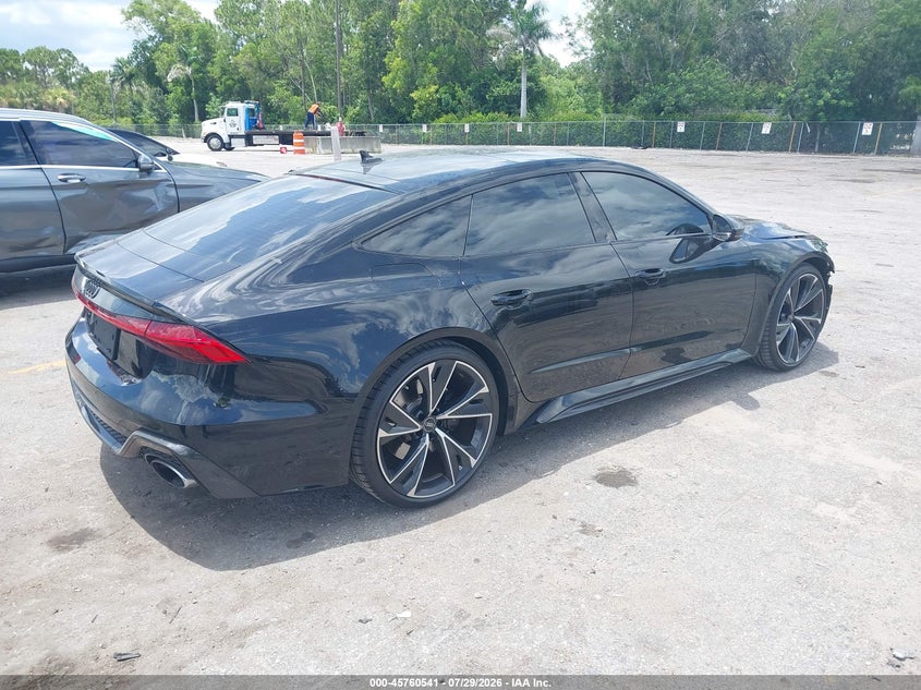 Vin: wuapcbf21nn901126, lot: 46259290, audi rs 7 sportback tfsi quattro tiptronic 20224