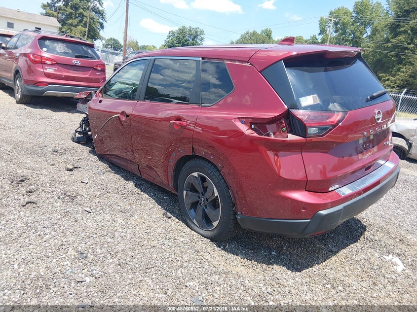 Vin: jn8bt3bb1rw172052, lot: 46259301, nissan rogue sv intelligent awd 20243