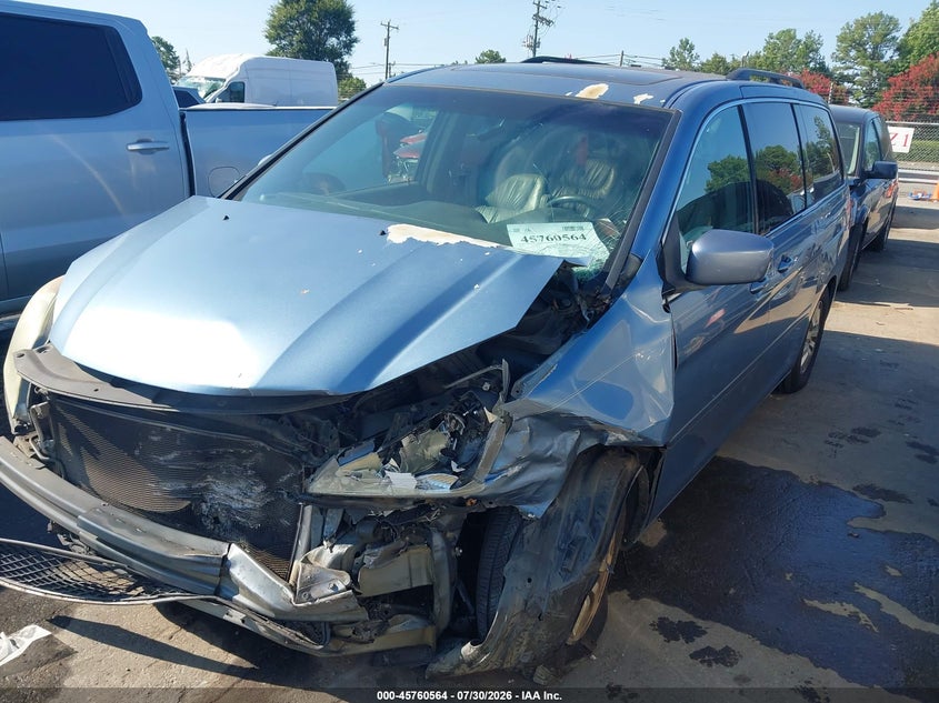 Vin: 5fnrl3h68ab075234, lot: 46259313, honda odyssey ex-l 20102