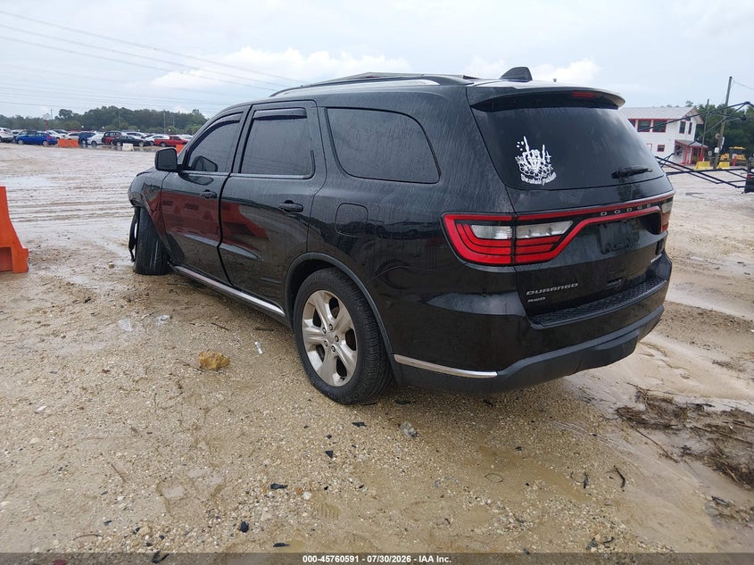 Vin: 1c4rdjdg0fc870038, lot: 46259340, dodge durango limited 20153