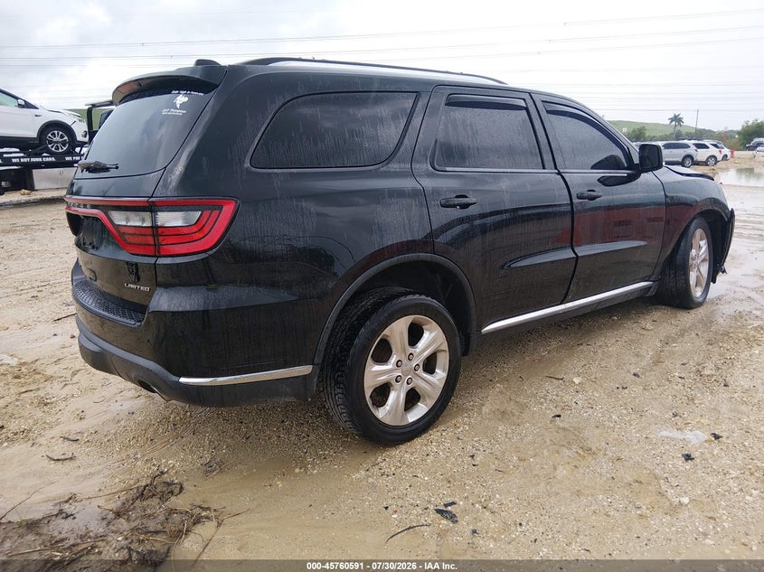 Vin: 1c4rdjdg0fc870038, lot: 46259340, dodge durango limited 20154