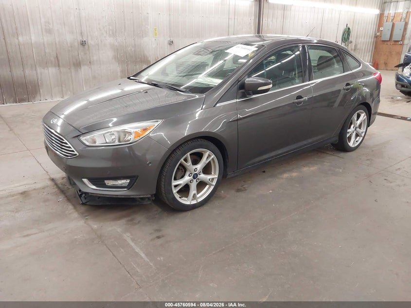 Vin: 1fadp3j28fl334420, lot: 46259343, ford focus titanium 20152