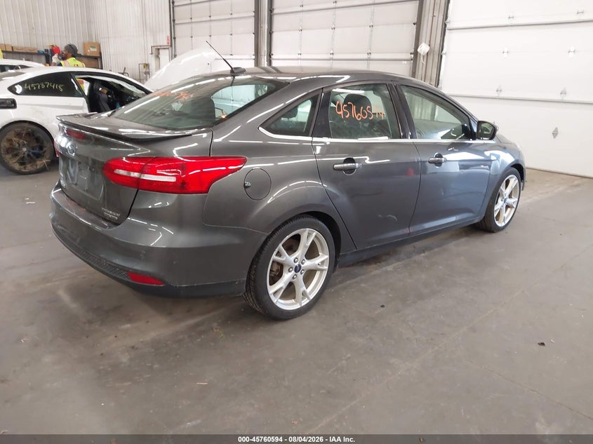 Vin: 1fadp3j28fl334420, lot: 46259343, ford focus titanium 20154
